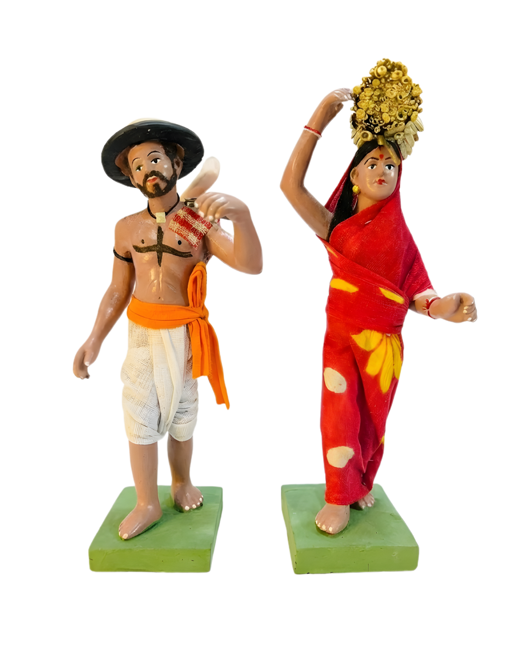 Saukin Harvest Joy – Traditional Village Life Figurine Set