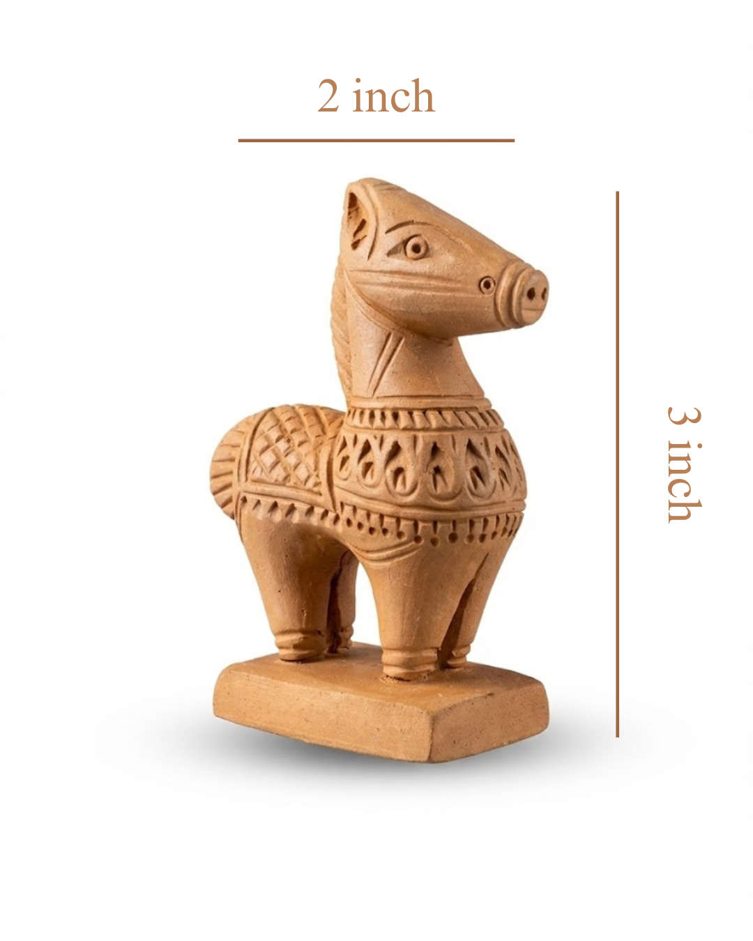 Terracotta Small Horse ( 2 pieces )