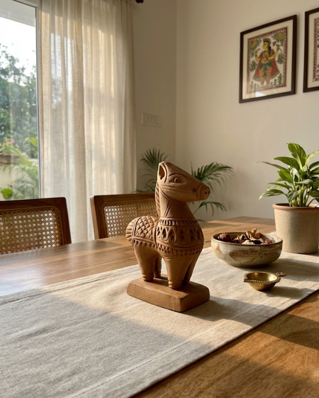 Terracotta Small Horse ( 2 pieces )