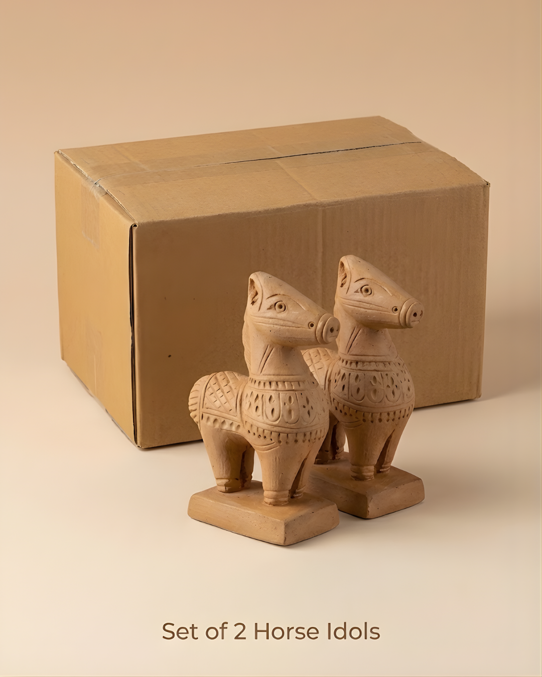 Terracotta Small Horse ( 2 pieces )