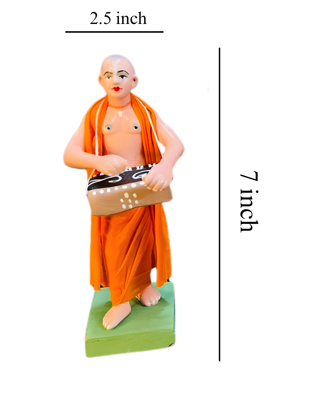 Joyful Vaishnabs of ISKCON – Devotional Human Figurine Set (Set of 4)