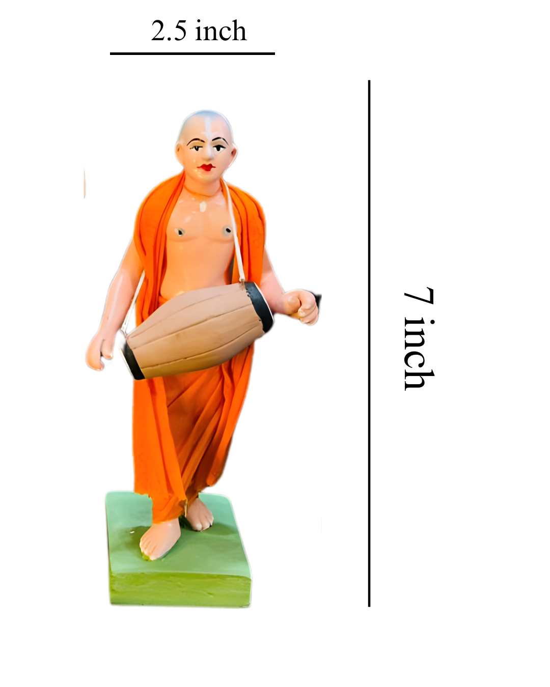 Joyful Vaishnabs of ISKCON – Devotional Human Figurine Set (Set of 4)