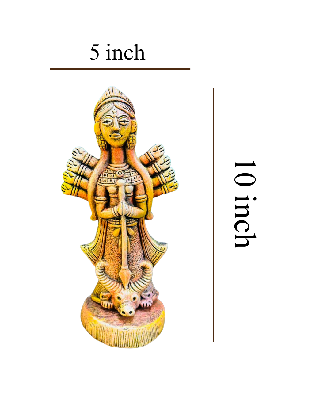Divine Shakti – Handcrafted Goddess Art Figurine