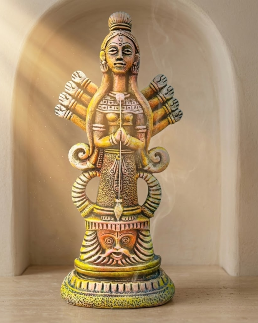 Divine Shakti – Handcrafted Goddess Art Figurine