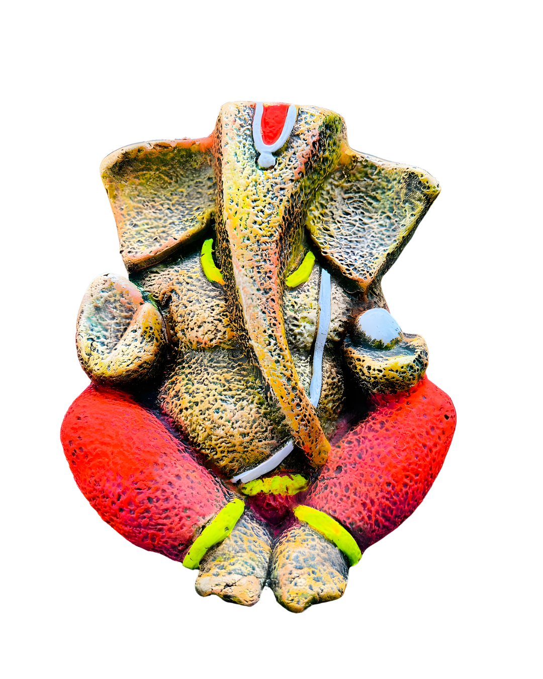 Saukin Handcrafted Terracotta Ganesha Idol (5.5 Inch) | Modern Spiritual Home Décor