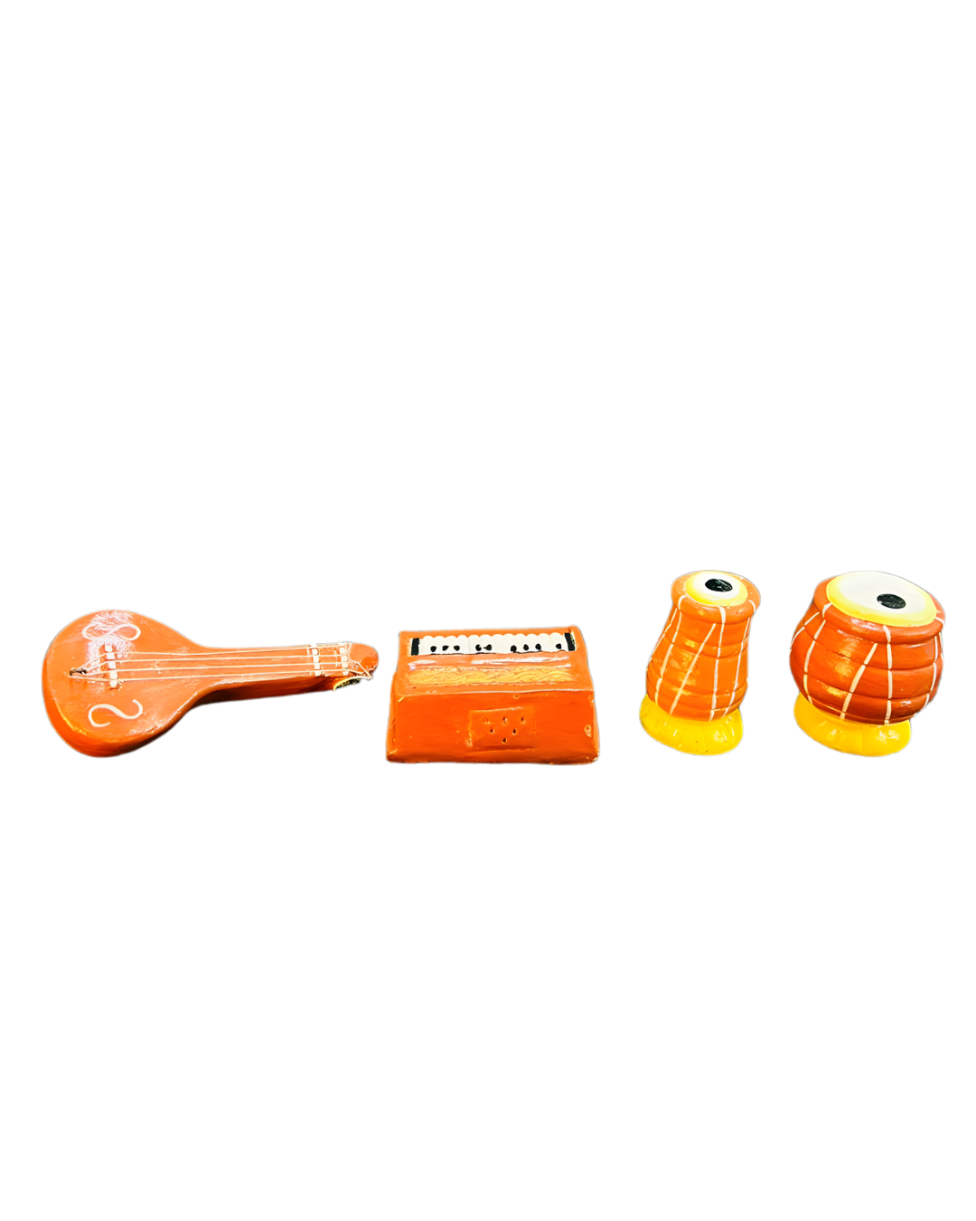 Terracotta Folk Music Decor Set