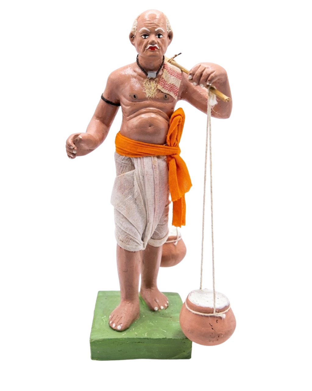 Saukin Village Curd Seller Terracotta Figurine