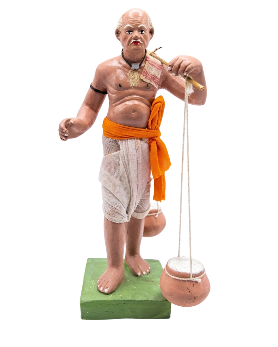 Village Curd Seller Terracotta Figurine